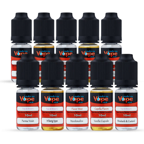 10 x Flavour Concentrates