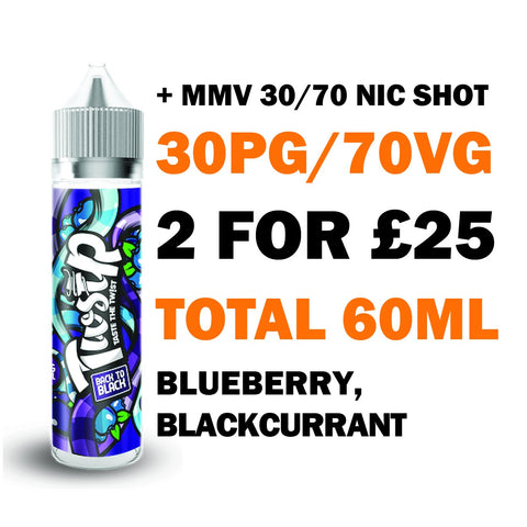 Back to Black 50ml Shortfill | Twstr - Any 2 for £25