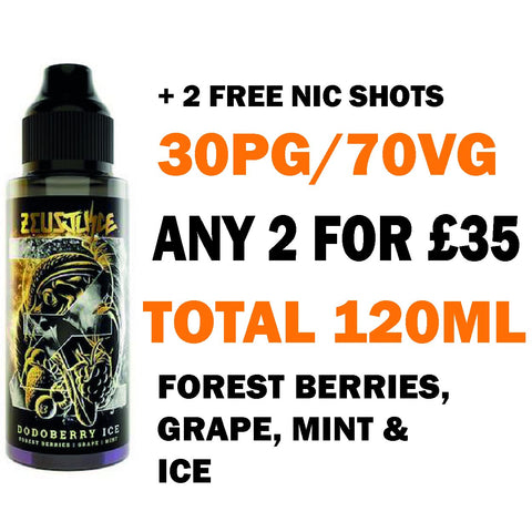 Dimpleberry Ice 100ml | Zeus Juice - Any 2 for £35