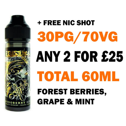 Dodoberry Ice 50ml | Zeus Juice - Any 2 for £25