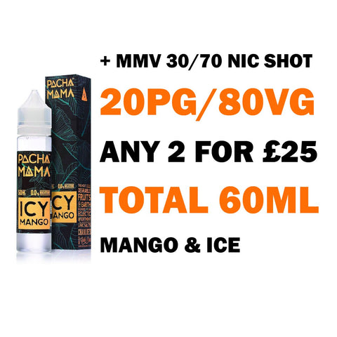 Icy Mango 50ml Shortfill | Pacha Mama - Any 2 for £25