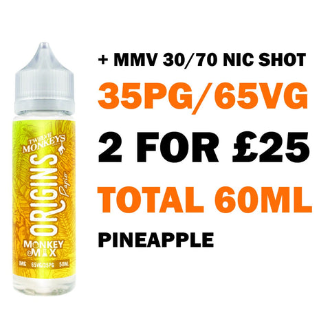 Papio 50ml Shortfill | Twelve Monkeys - Any 2 for £25