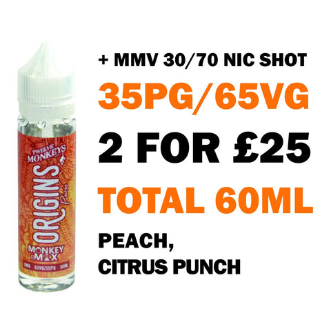 Puris 50ml Shortfill | Twelve Monkeys - Any 2 for £25