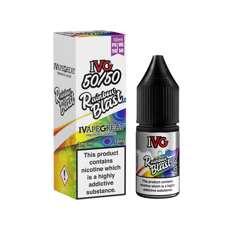 Menthol Rainbow Blast 50:50 10ml - IVG