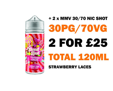 Strawberry Laces 100ml Shortfill | Sweet Spot - Any 2 for £25
