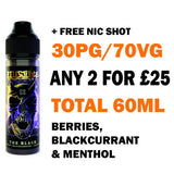 The Black 50ml | Zeus Juice - Any 2 for £25