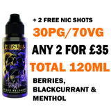 Black Reloaded 100ml | Zeus Juice - Any 2 for £35