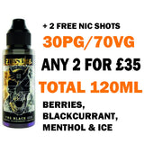 The Black Ice 100ml | Zeus Juice - Any 2 for £35