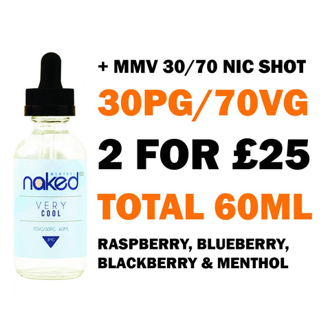 Very Cool 50ml Shortfill | Naked 100 - Any 2 for £25