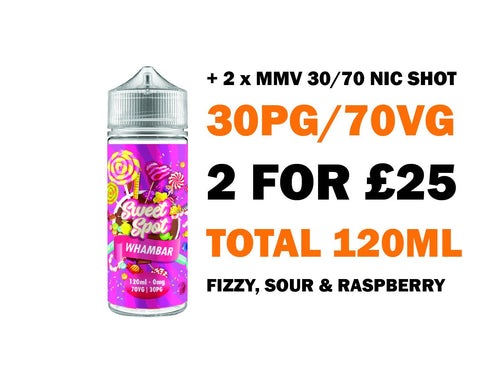Whambar 100ml Shortfill | Sweet Spot - Any 2 for £25