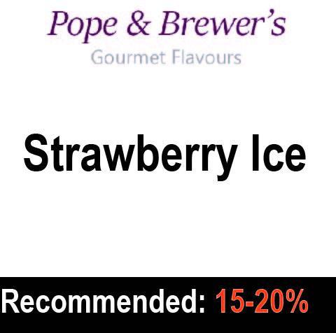 Strawberry Ice - Pope and Brewer's Gourmet Flavours