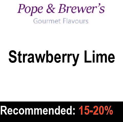 Strawberry Lime - Pope and Brewer's Gourmet Flavours