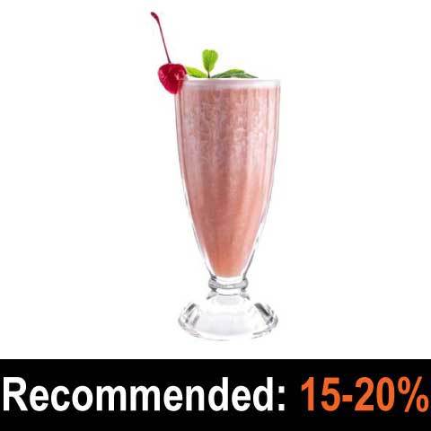 Strawberry Milkshake - Pope and Brewer's Gourmet Flavours