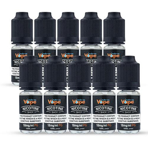 18mg Nicotine in PG 10 Pack