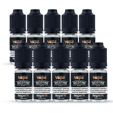 18mg Nicotine in VG 10 Pack
